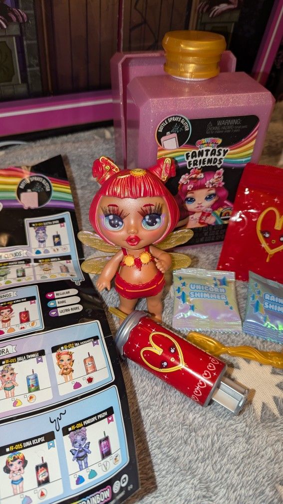 Poopsie Rainbow Surprise Fantasy Friends Kyra Rea Doll Almost complete!