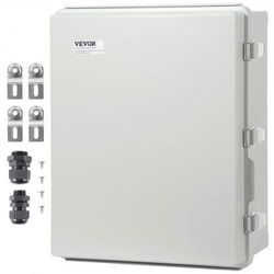 VEVOR Outdoor Electrical Junction Box, 20.87 x 16.92 x 7.87 in, ABS Plastic Electrical Enclosure Box