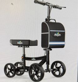 Aojin Knee Walker Scooter with Bag