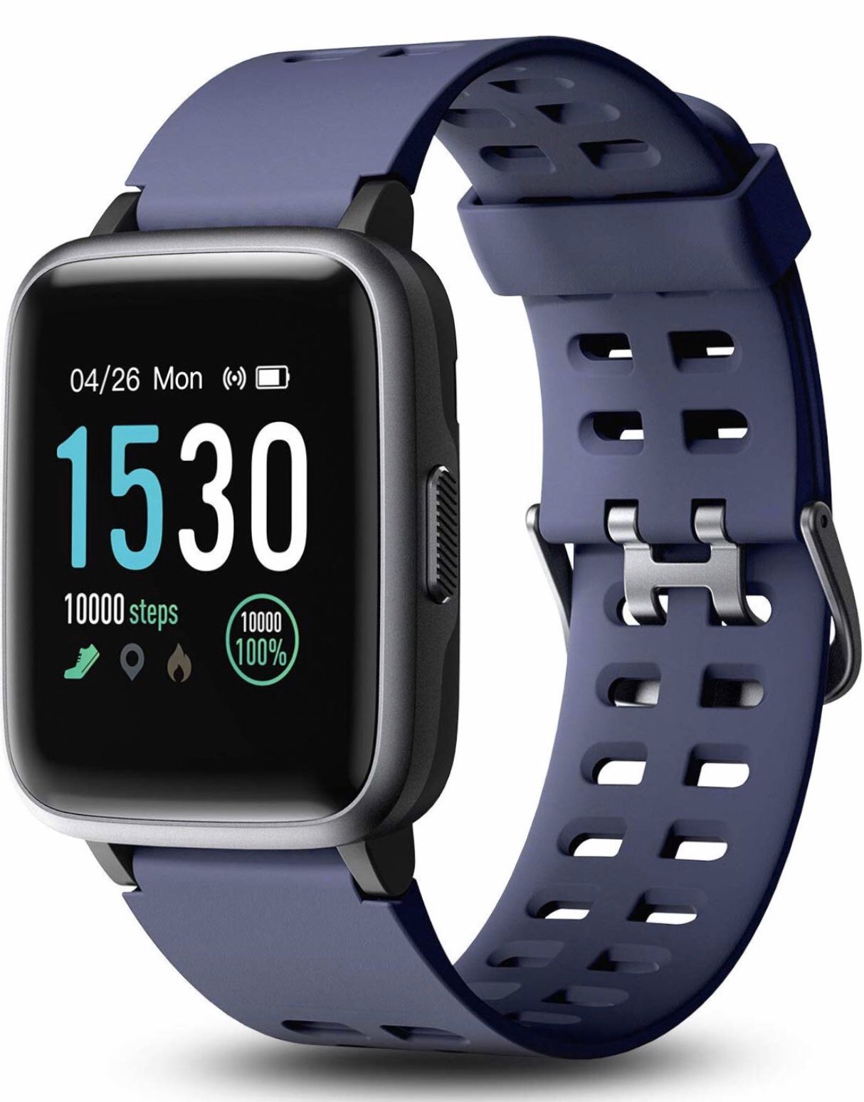 Touchscreen smart watch fitness tracker
