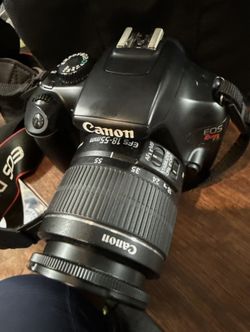 Canon EOS Rebel T3i 18.0MP DSLR Camera 18-55mm 55-250mm Lenses Kit