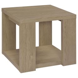 Pavone Latte End Table
