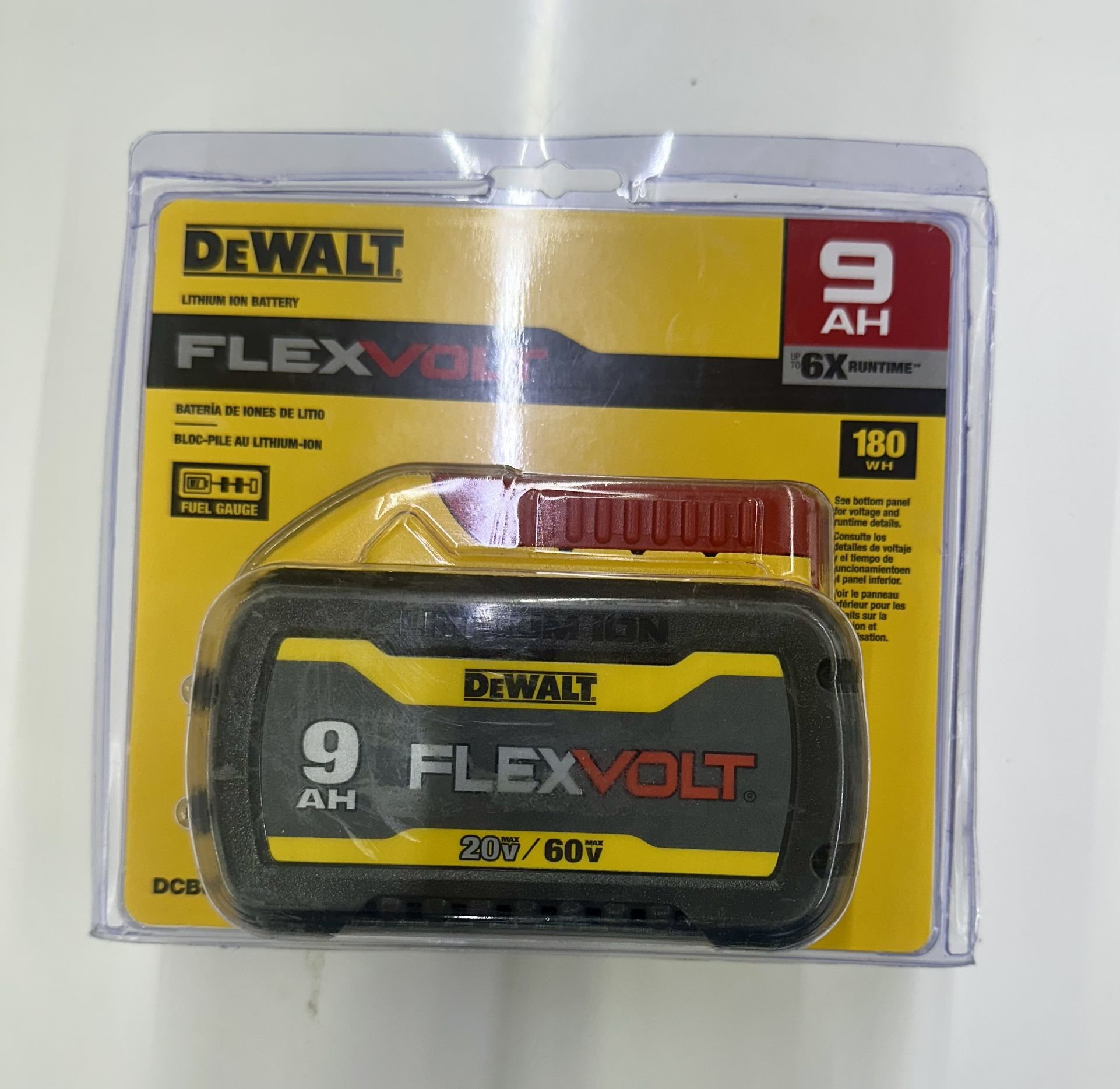 DEWALT FLEXVOLT 20V/60V MAX Lithium-Ion 9.0Ah Battery