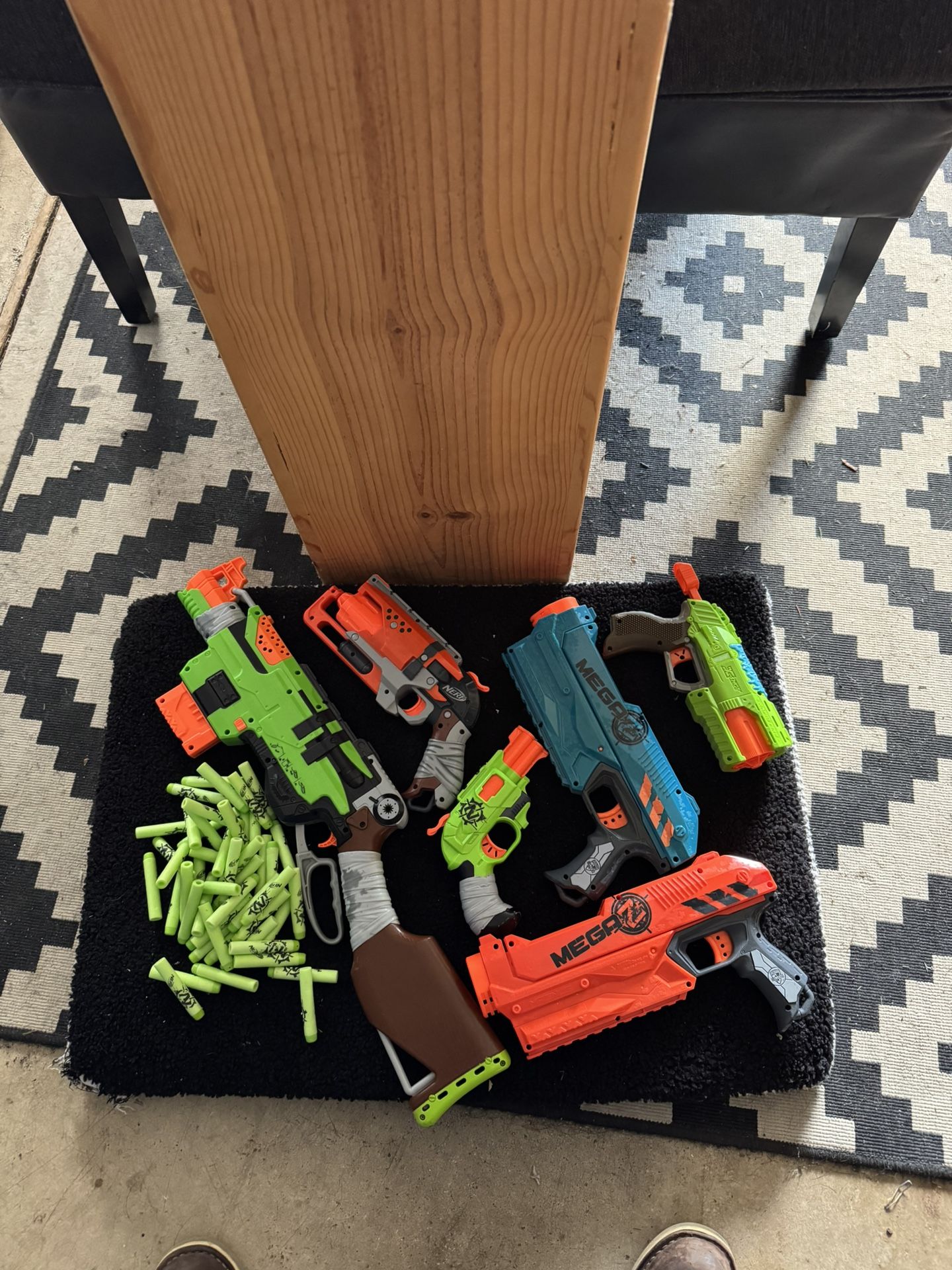 Various Nerf Guns