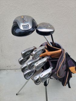 Taylormade & Callaway Golf Club Set Right Handed.  Golf Bag included
