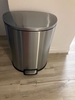 Stainless steel big trash can brand new
