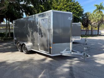 Alcom 7 x 16 Aluminum Enclosed Trailer 7k
