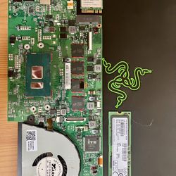 Razer rz09-0196 Motherboard + 16gb RAM + i7 CPU and Parts 