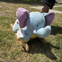 Rockabye Elijah Elephant Rocker