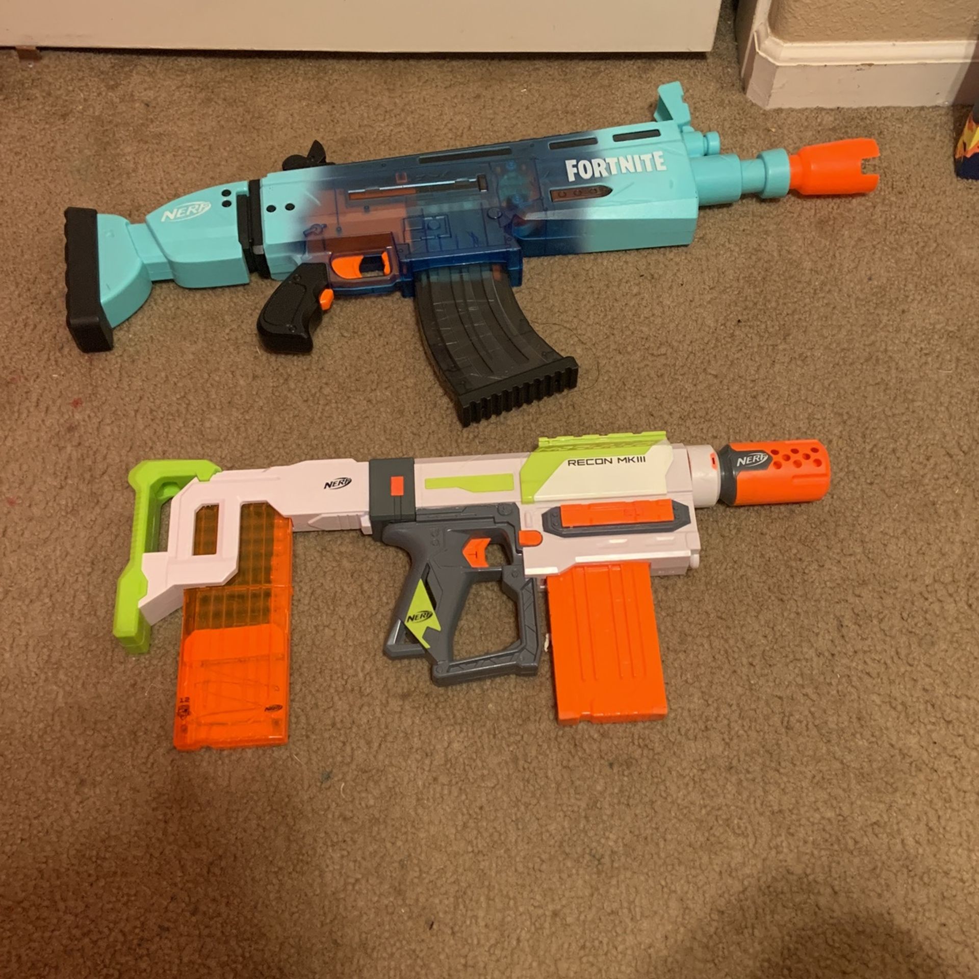 2 Nerf Guns