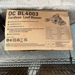 Cordless Leaf Blower