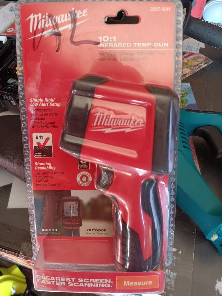 Milwaukee 10:1 Infrared Temp-Gun. 