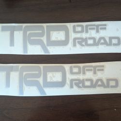 TRD OFF ROAD STICKERS 