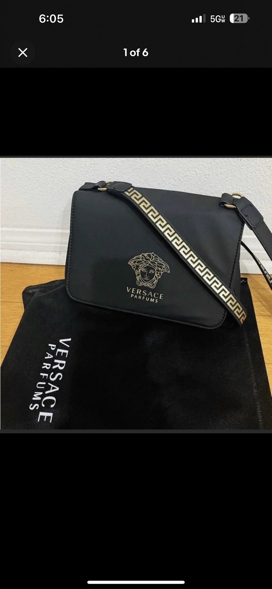 Versace Parfums Crossbody Bag