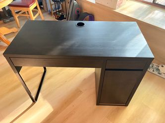 Black IKEA Desk