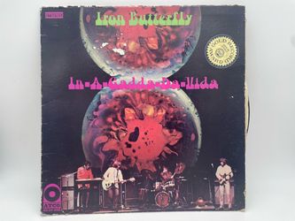 Iron Butterfly In-A-Gadda-Da-Vida Vinyl Record LP 1968