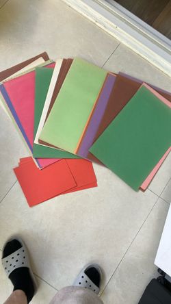 Over 30 Sheets Project Construction Paper For Kids School
