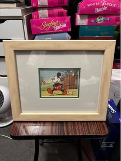 Disney Mickey Mouse Takes A Walk By The Art Group Ltd London Print Framed