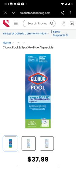 Clorox Pool & Spa XtraBlue Algaecide 40 oz