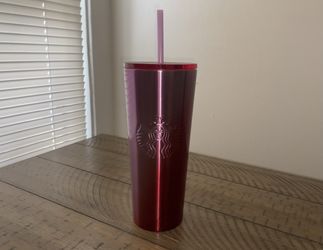 2021 Holiday Red & Pink Starbucks Cup