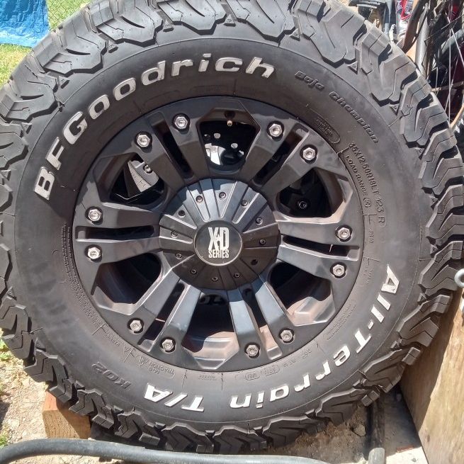 XD Series BF Goodrich  AT/All Terrain  Tires And  Wheels