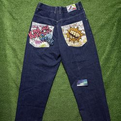 Vintage Raw Blue Jeans W32