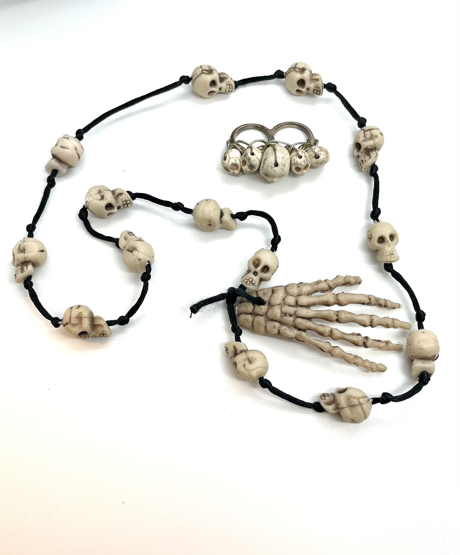 Skeleton Necklace And Ring