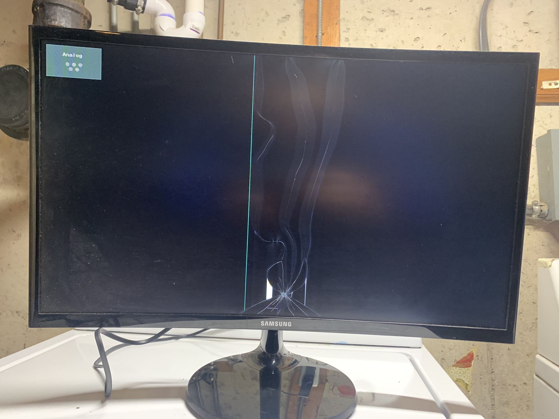 Broken ASUS and SAMSUNG CURVED monitor for parts