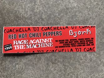 Coachella - sticker - 2007 - KROQ