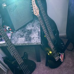 $700 For 3 Guitars + Amp And Cords