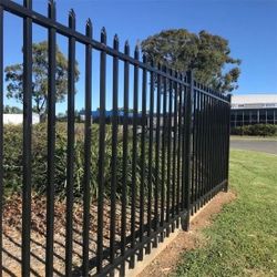 Steel Fence Flat Top Spear Top Steel spear top flat top steel fence front gate front yard