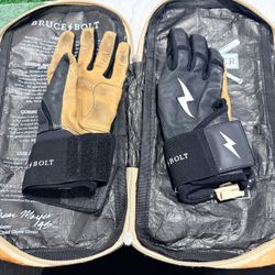 Bruce bolt batting gloves 