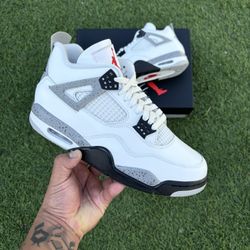 White Cement Jordan 4 Retro