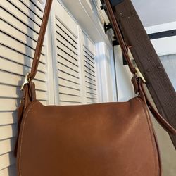 Coach Vintage Crossbody Leather Flap Bag