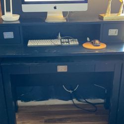 IKEA Billy Cabinet And Pottery Barn Desk