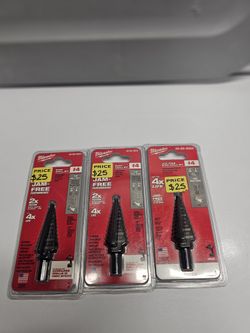 Milwaukee
3/16 in. - 7/8 in. #4 Black Oxide Step Drill Bit (12-Steps)