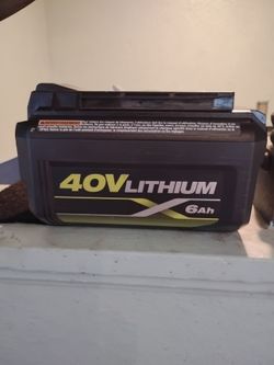 Ryobi 40V Lithium 6Ah Battery