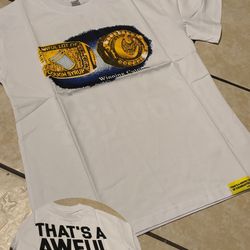 Awful a lot of cough syrup white cookie LA tee