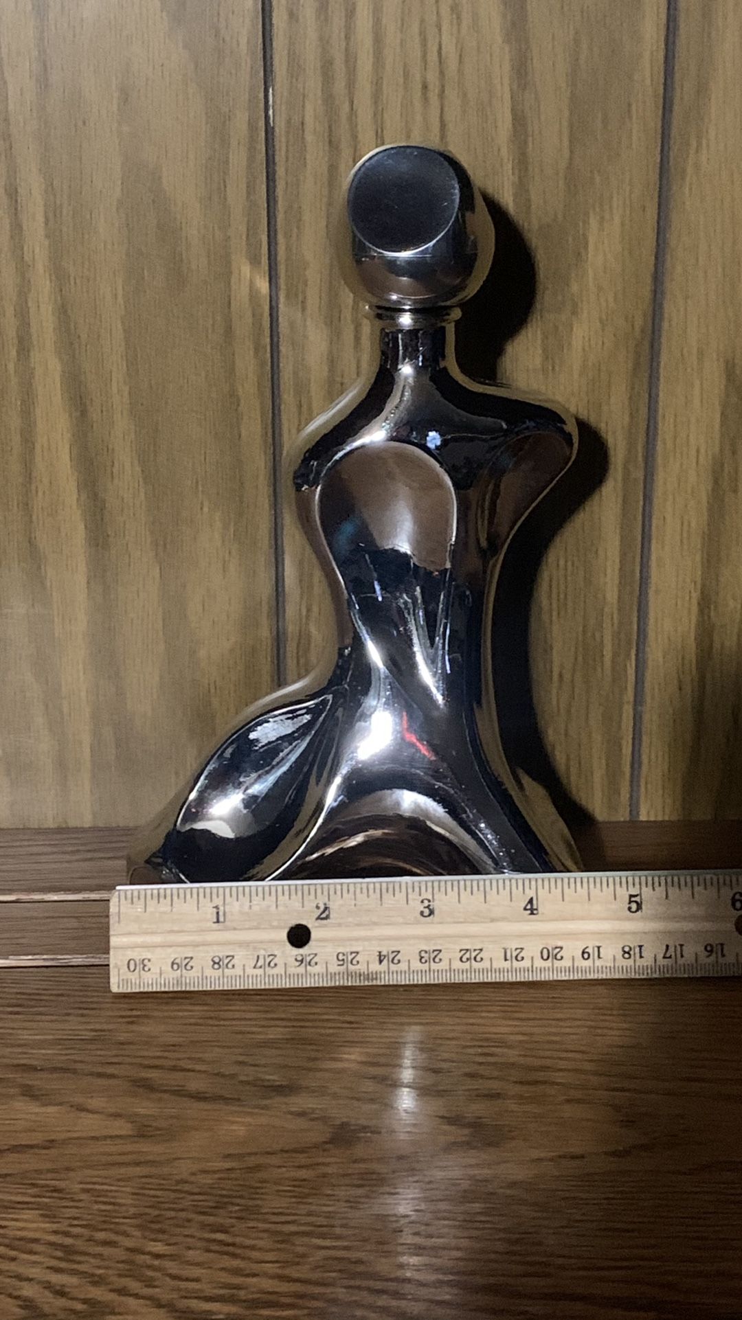 Vintage Avon Futura Wild Country Cologne in 5 Oz Metal Chrome Decanter & Box New