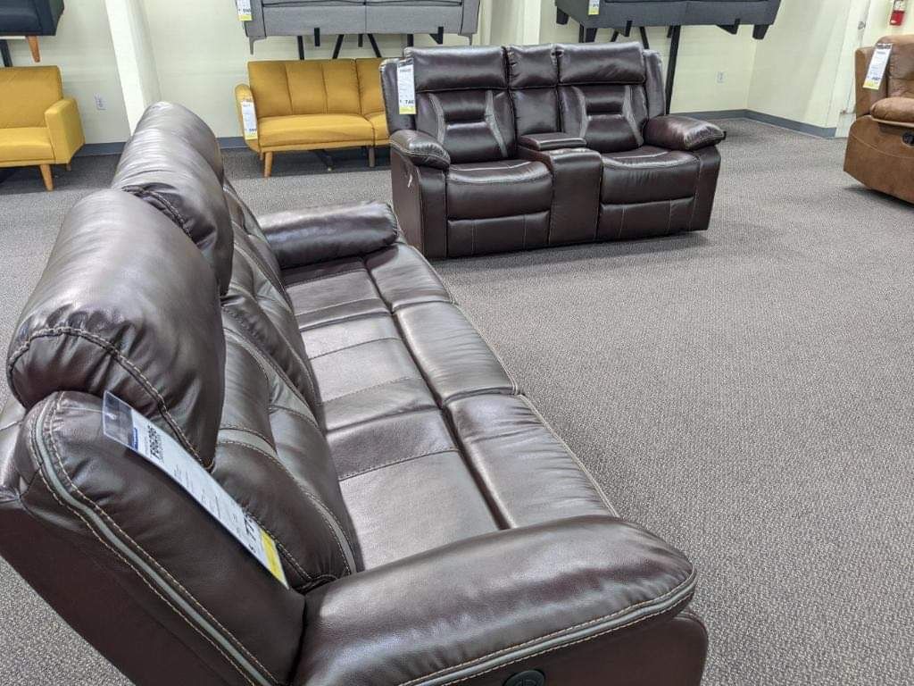 New Power Recliner Couch And Loveseat Only $50 Down Payment