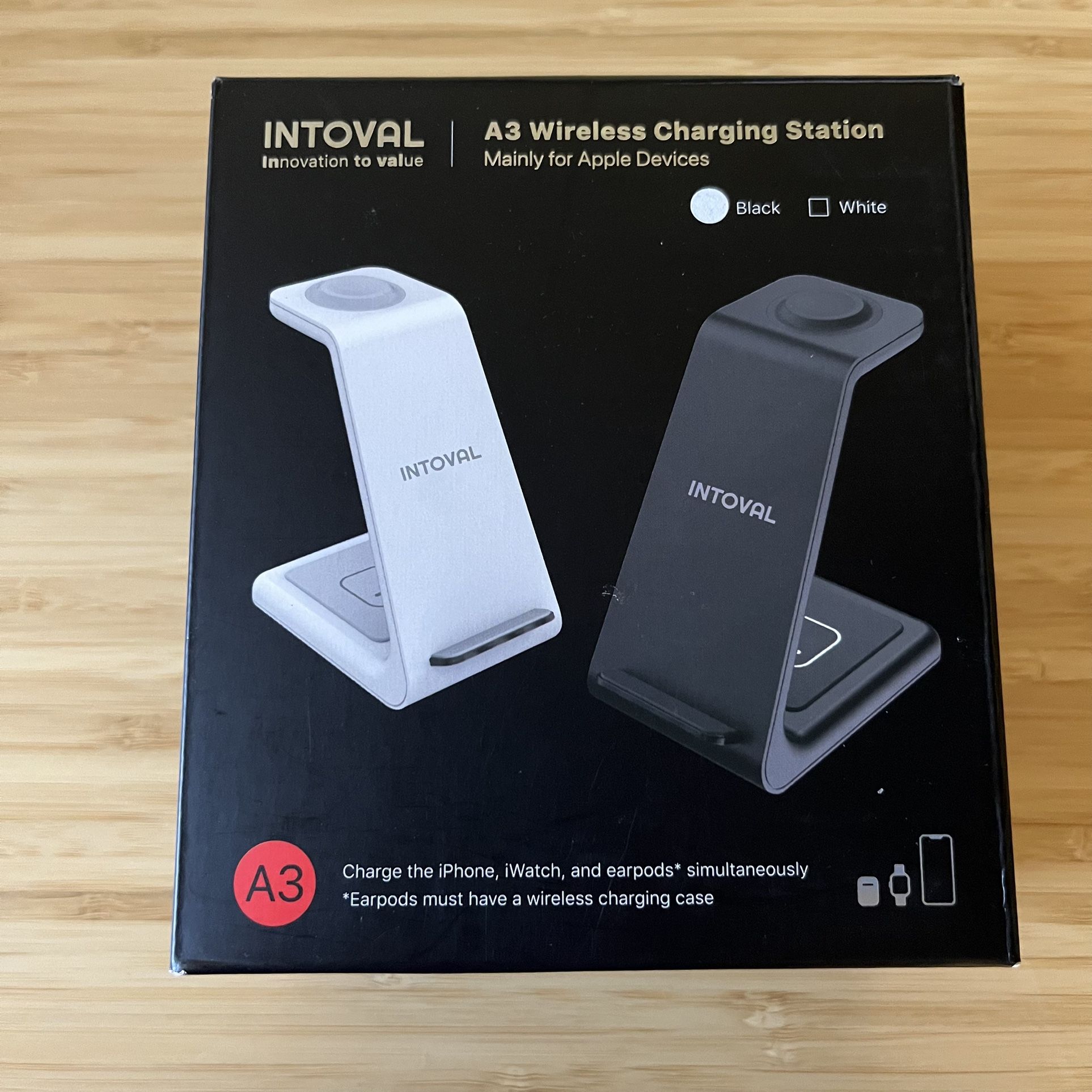 Intoval A3 Wireless Charging Station 3-In-1 Charger - Like New