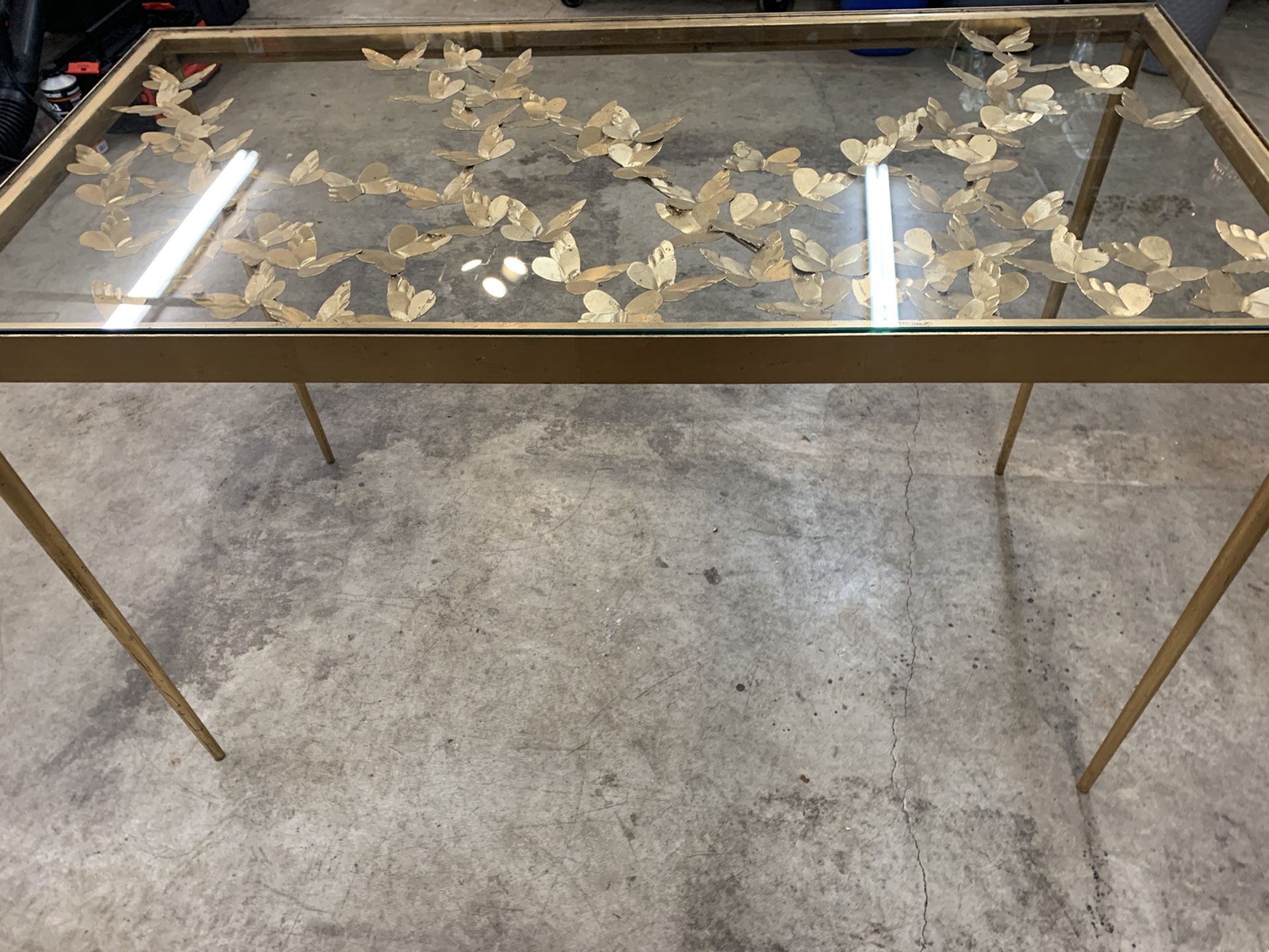 Glass Top Table