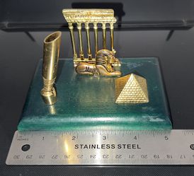 Pen Holder Pyramid Decor Gift