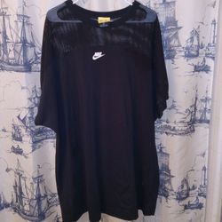 Vintage 90's Nike (Black Tag) Style Black Mesh Jersey/T-Shirt Size 2XL In Mens