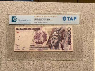 Billetes Certificados de México 😎