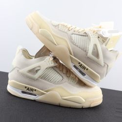 Jordan 4 Off White Sail 130