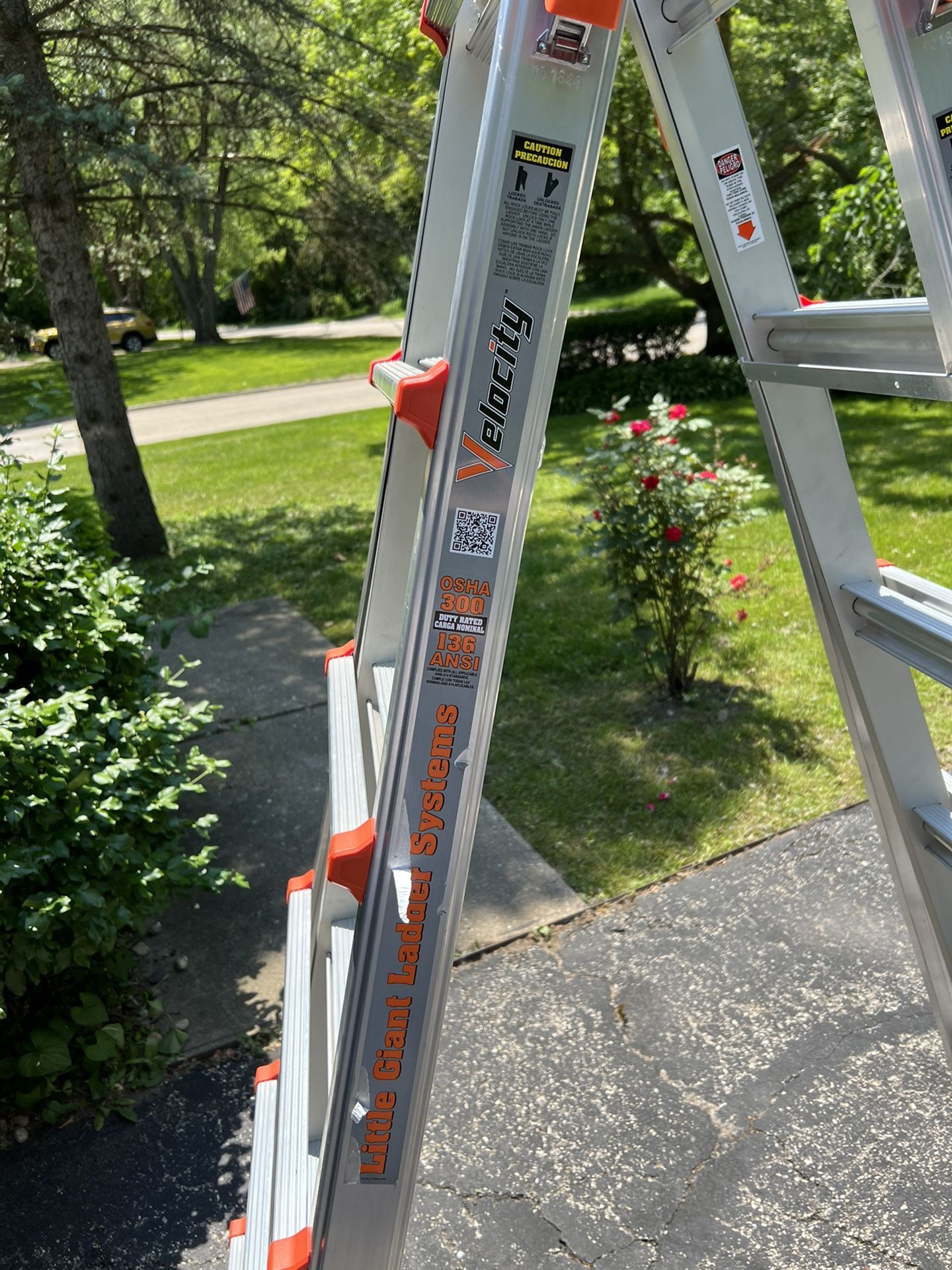 Little Giant Ladder. Extendable A Frame Ladder. for Sale in Prairie