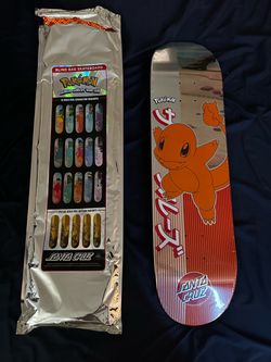 Santa Cruz x Pokémon Charmander Skateboard Deck