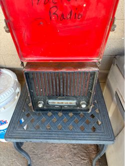 Vintage tractor radio