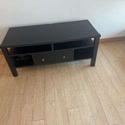 Black Entertainment Center/ Tv Stand With Storage 